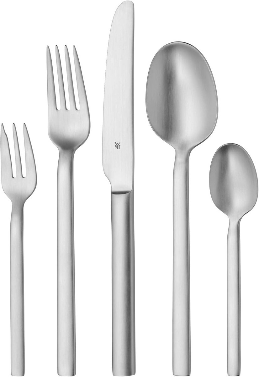 60-delige Bestekset voor 12 Personen - Ergonomisch Cromargan® RVS, Vaatwasmachinebestendig