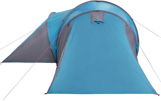 vidaXL Koepeltent - 6-persoons - Waterdicht - Blauw Kampeervakantie - Tent Kopen - Familie Tent - Koepeltent - Zes Persoons Tent van Vidaxl — afbeelding 4