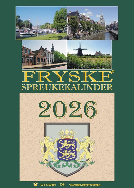Fryske spreukekalinder 2026 - cover