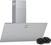 Bol.com Klarstein Silver Lining 90 - Afzuigkap - 90Cm Breed - 568M³/H - EEK A - Roestvrij Staal - Zilver aanbieding