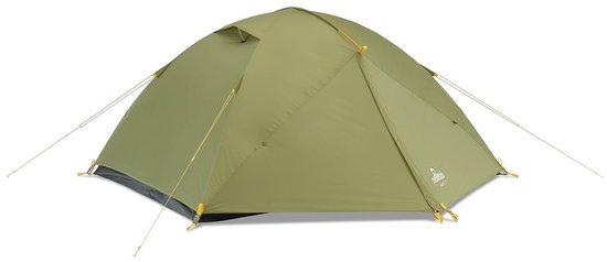 NOMAD® Jade Koepeltent 2 personen | Groen | Slechts 3KG | 2 Persoons Tent Met Binnentent | Waterdicht & Ventilerend | Incl Hoes