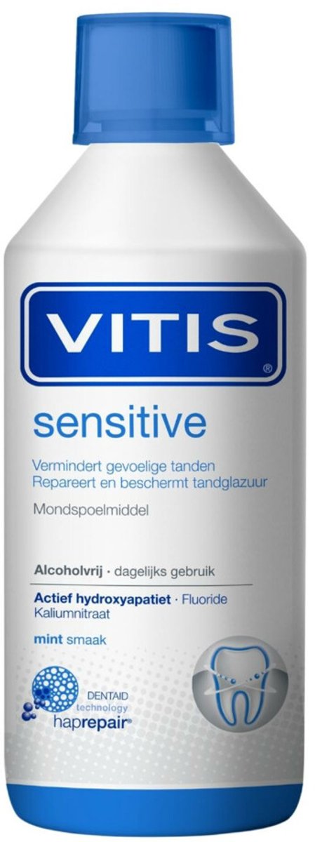 Goedkoopste 3x Vitis Mondwater Sensitive 500 ml