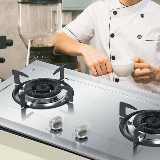 Kookplaatknoppen 6 mm - Set van 6 reserveaccessoires voor gasfornuis en oven — afbeelding 5