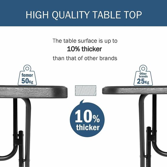 Outsunny Rechthoekige tuintafel van aluminium en tafelblad van gehard glas - 6 personen - 150 x