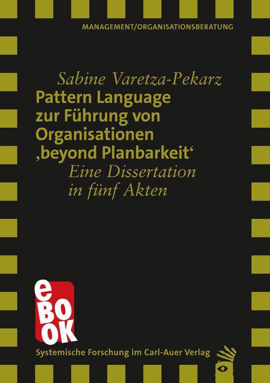 Verlag für systemische Forschung - Pattern Language zur Fü ... - cover