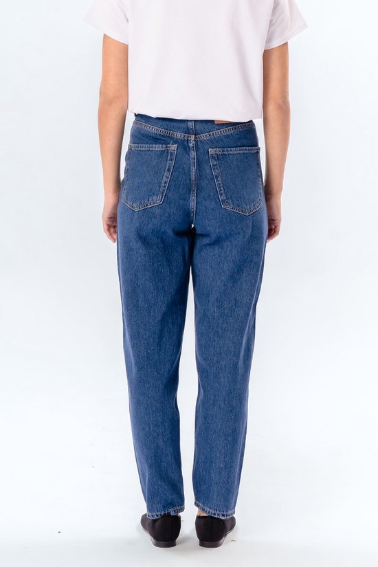 The Original Performance Mom Jeans - Jeans Femme - Denim Bleu Moyen - Mom Fit - Taille Haute