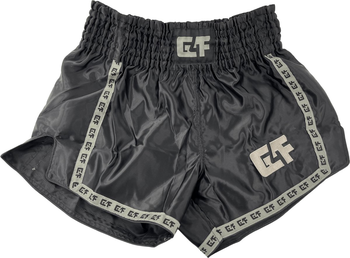 G4F - Kickboks Broekje - Winner - Zwart/Grijs - L