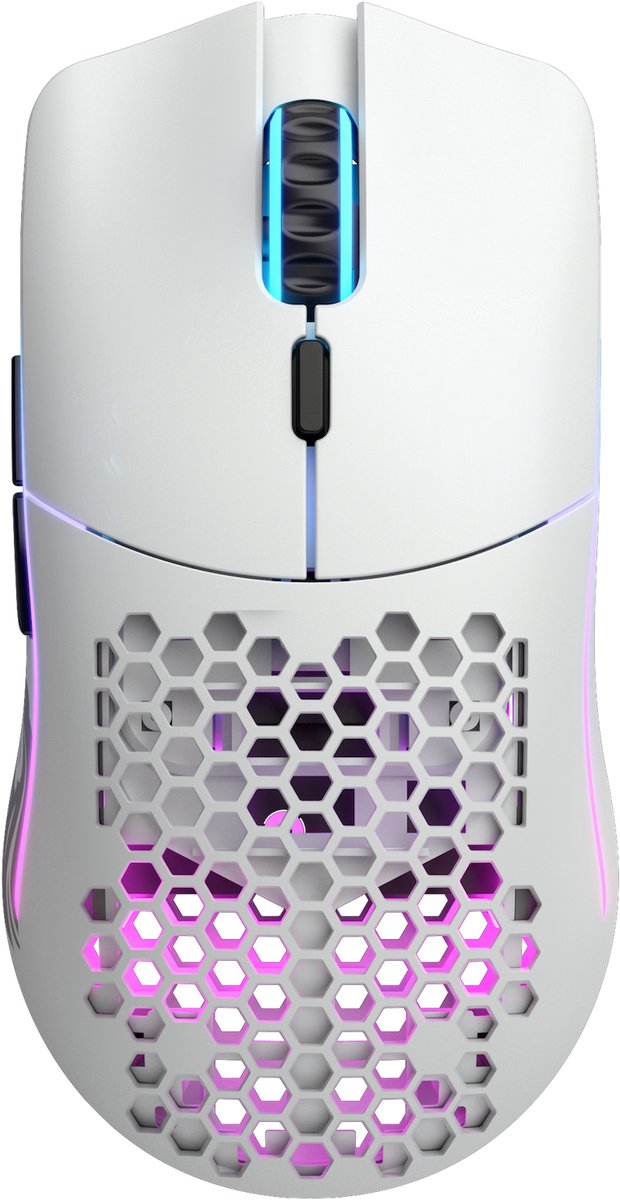 Glorious PC Gaming Race Model O muis Rechtshandig RF Wireless+USB Type-C Laser 19000 DPI