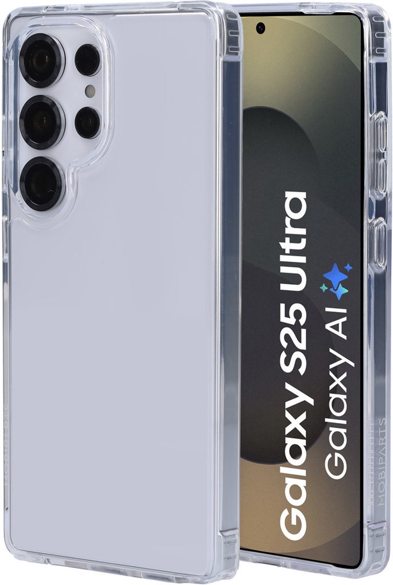 Mobiparts hoesje geschikt voor Samsung Galaxy S25 Ultra - Hardcover - Transparant