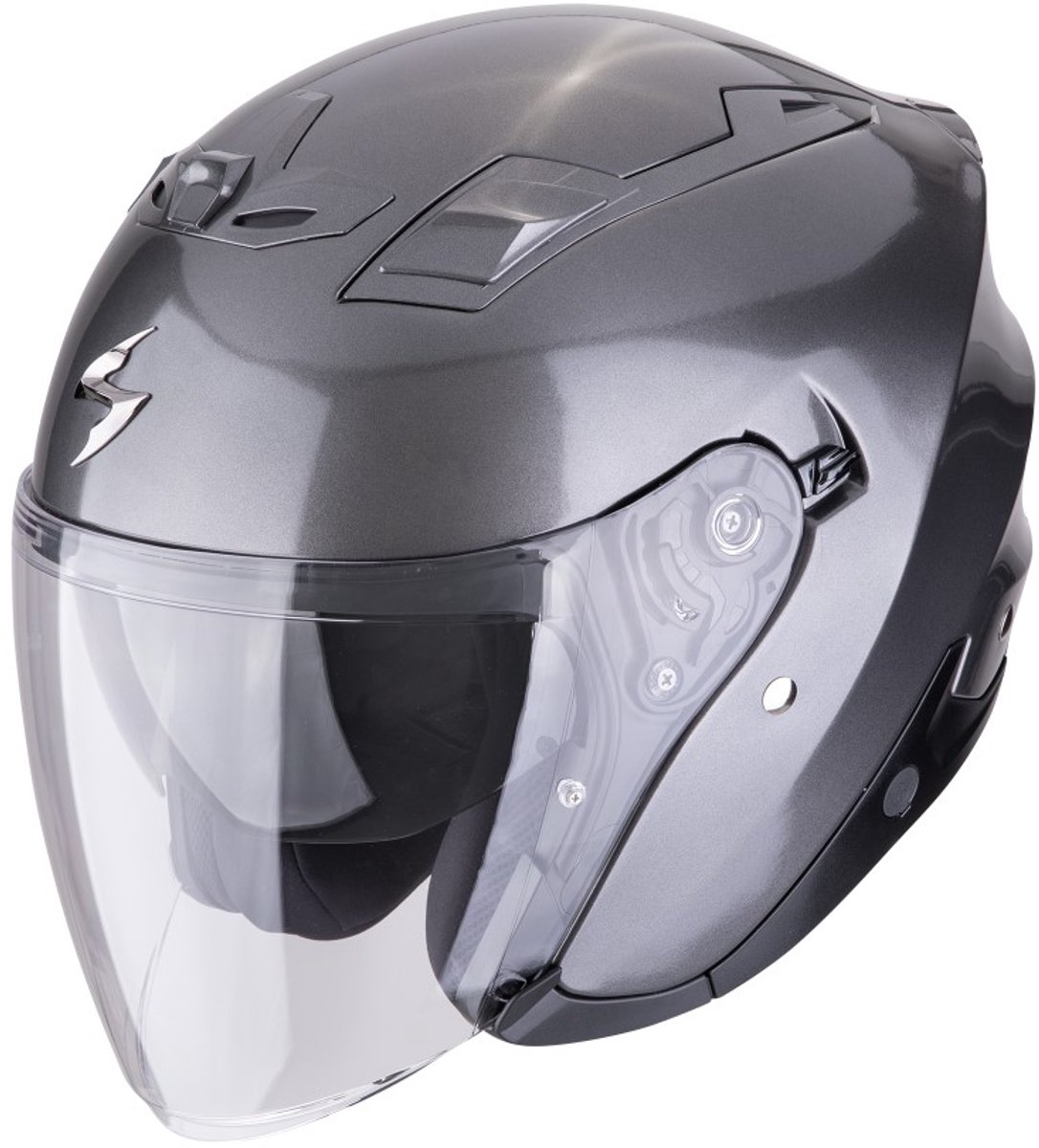 Scorpion EXO-Z1 Metallic Grijs Jethelm - Maat L - Helm