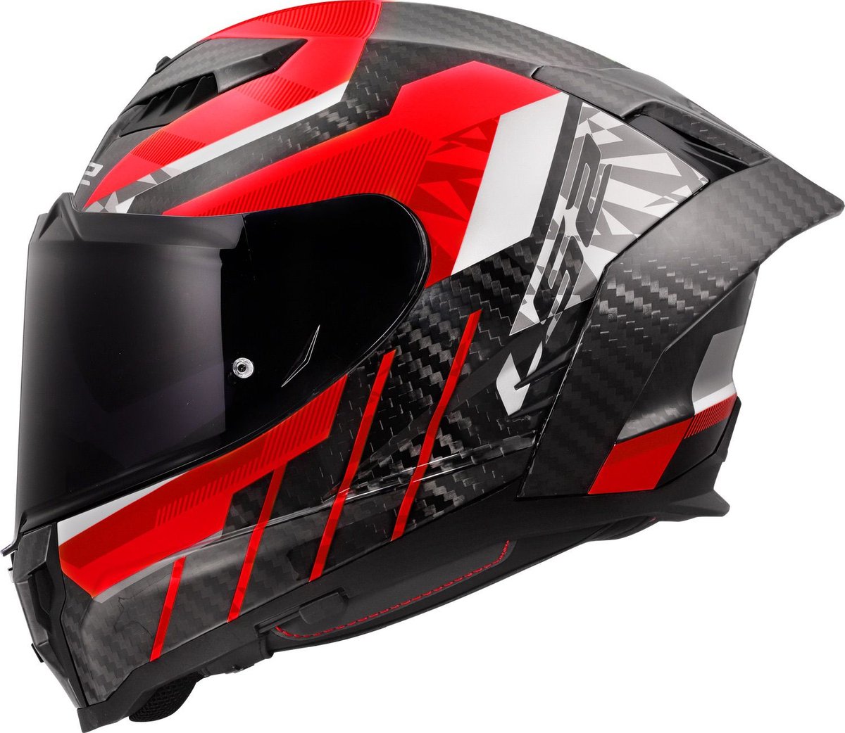 LS2 FF807 Dragon integraalhelm Trax rood XXL