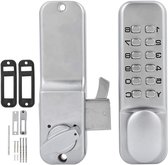 Bol.com Schuifdeurslot 1-11 Cijfers Mechanisch Cijferslot Sleutelloze Toegang voor Keuken Kantoor Balkon Codeslot met Glazen Deur aanbieding