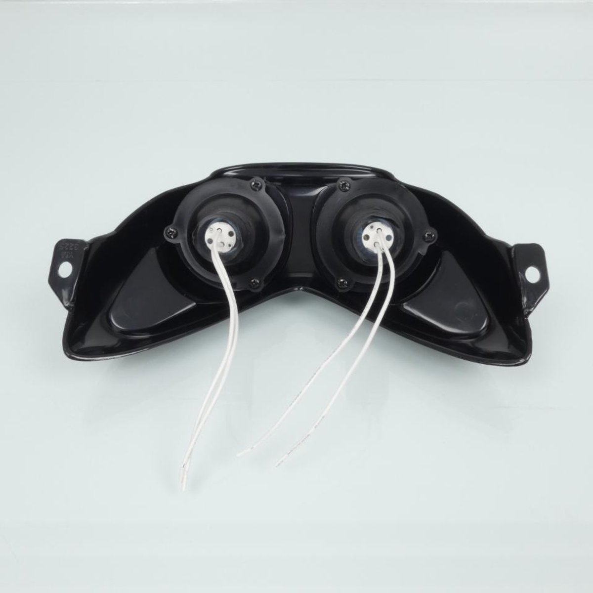 Optique avant noir One pour scooter Yamaha 50 Aerox / 2 x 12V 20W Ø50mm Neuf
