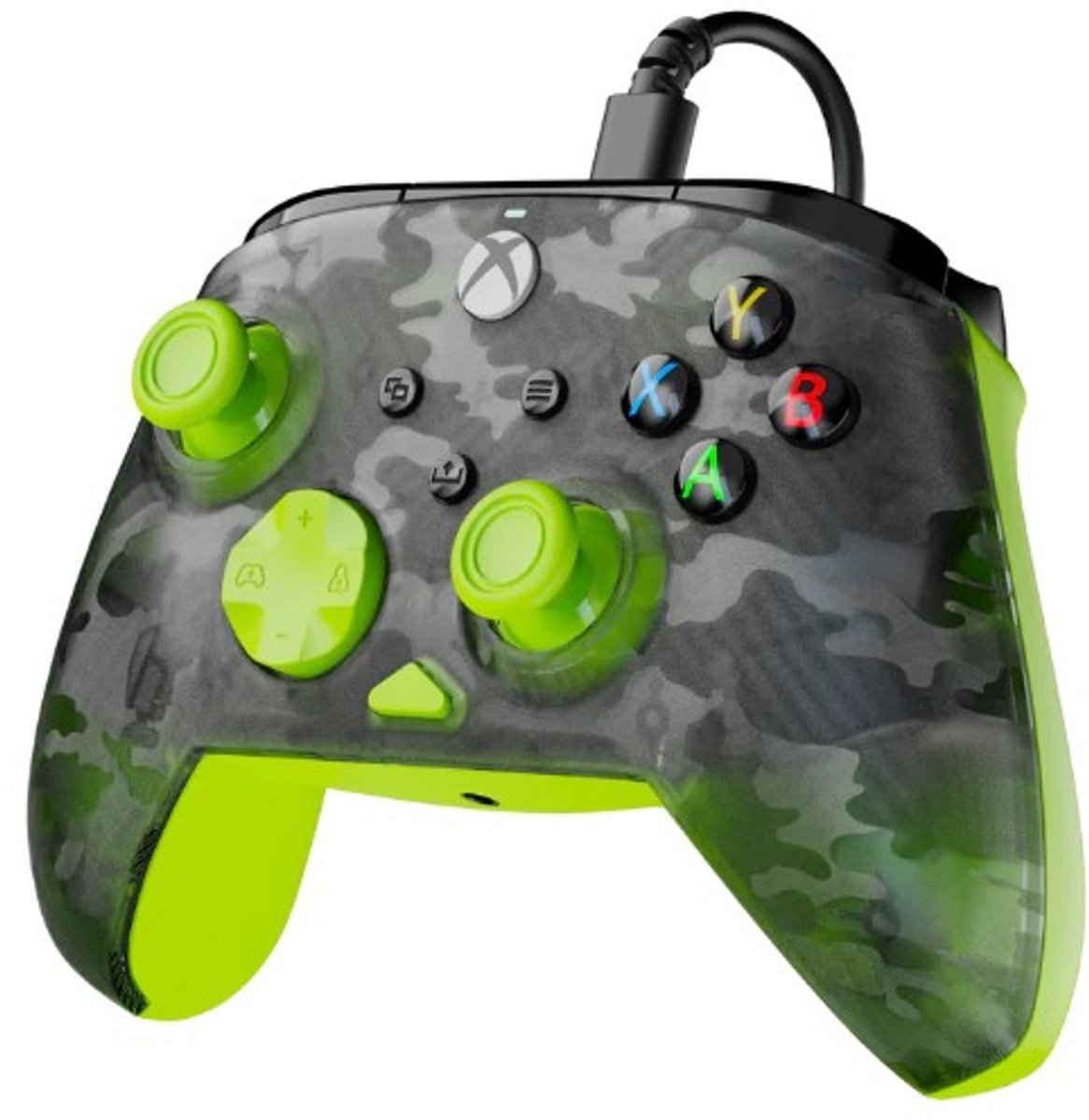 Turtle Beach Rematch Core - Controller - PC, Xbox Series X|S, Xbox One - Ghost Camo - Black/Yellow thumbnail 7