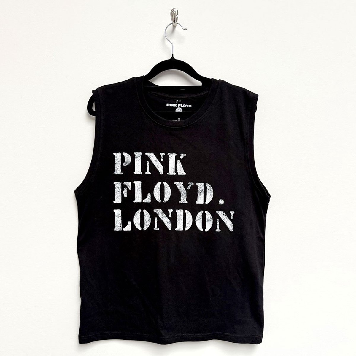 Pink Floyd - Stencil Logo Tanktop - M - Zwart