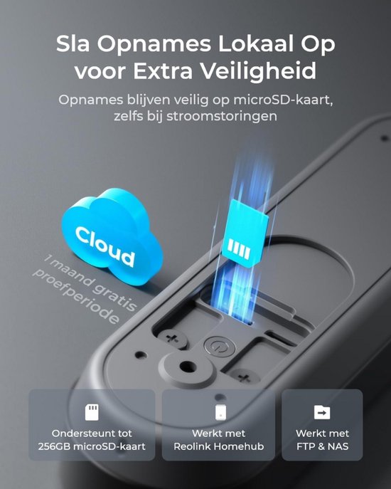 Video deurbel met camera - Deurbel met beeld - Slimme deurbel - Draadloze video deurbel - Beveiliging huis - Deurbel met app - WiFi deurbel - Nachtzicht - Tweeweg audio - Beveiligingscamera voordeur - Voor smartphone en tablet