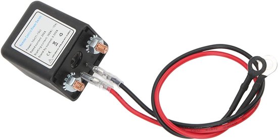 Auto Batterij Disconnect Switch Power Cut Off Kill Switch met Afstandsbediening Koperen Terminal voor Automotive:(#1
