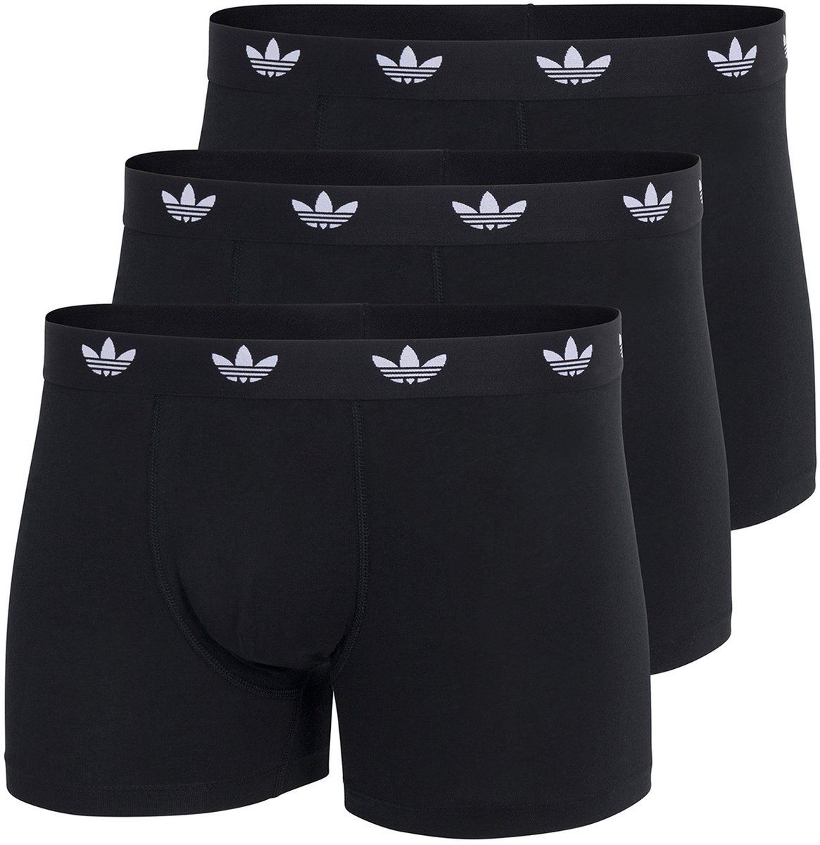 adidas Originals 3PK Trunk - Comfort Flex Cotton - Onderbroek Mannen - 3x zwart