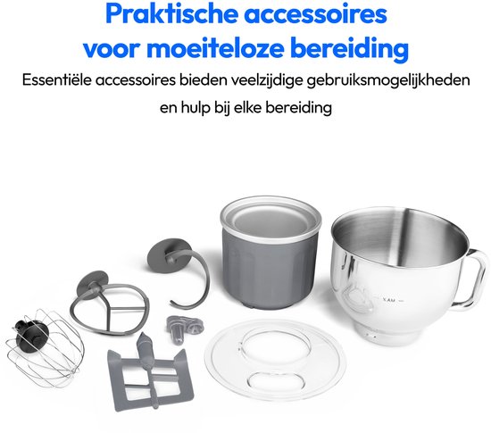 MEDION Küchenmaschine (Mixer, Fleischwolf, 3 in 1, 5 Liter Edelstahlschüssel, 1.200 Watt, Reiben Raspeln Schneiden, Digitales Touch Display, Knetmaschine, Teigmaschine, MD18430) Schwarz MEDION Küchenmaschine (Mixer, Fleischwolf, 3 in 1, 5 Liter Edelstahlschüssel, 1.200 Watt, Reiben Raspeln Schneiden, Digitales Touch Display, Knetmaschine, Teigmaschine, MD18430) Schwarz