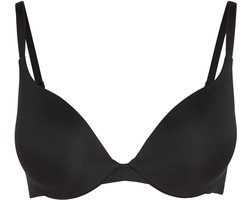 Hunkemöller Dames Lingerie Voorgevormde push-up beugel bh Smooth - Zwart - maat C75