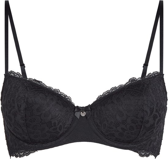 Hunkemöller Marine voorgevormde Dames bh zwart - Maat B70