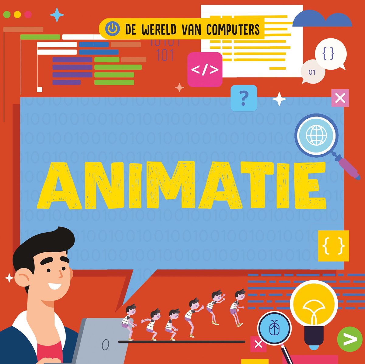 Omslag van De wereld van computers - Animatie
