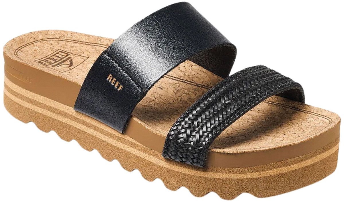 Reef Cushion Vista Hi Slippers Dames Zwart