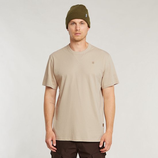 Polos et T-shirts G-Star Raw Nifous RT Homme - Polo - Beige - Taille XL