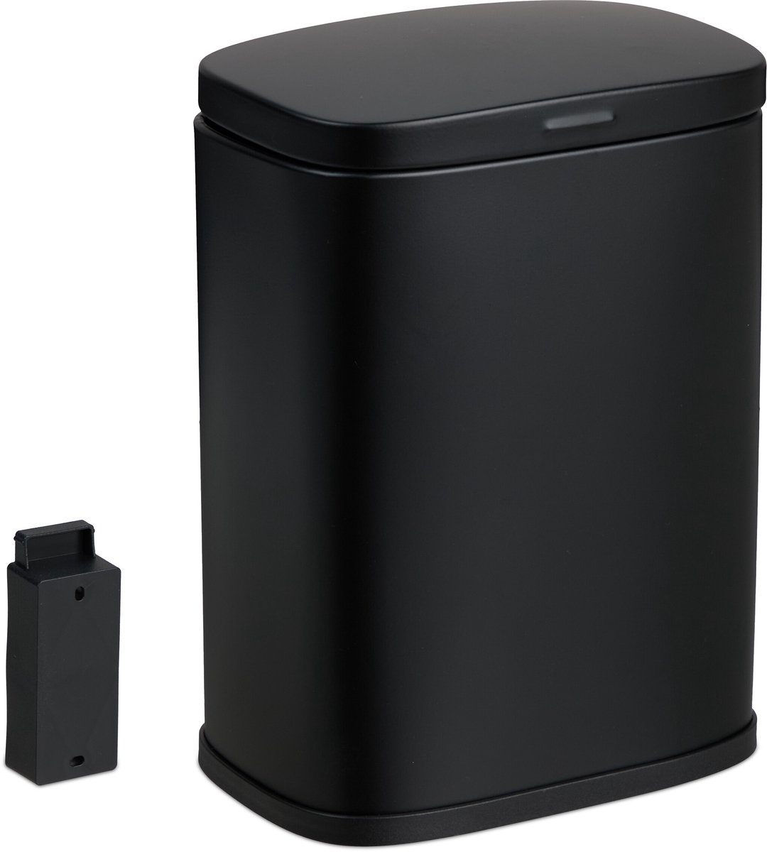 Badkamer prullenbak - hangend - 3 l - softclose - zwart