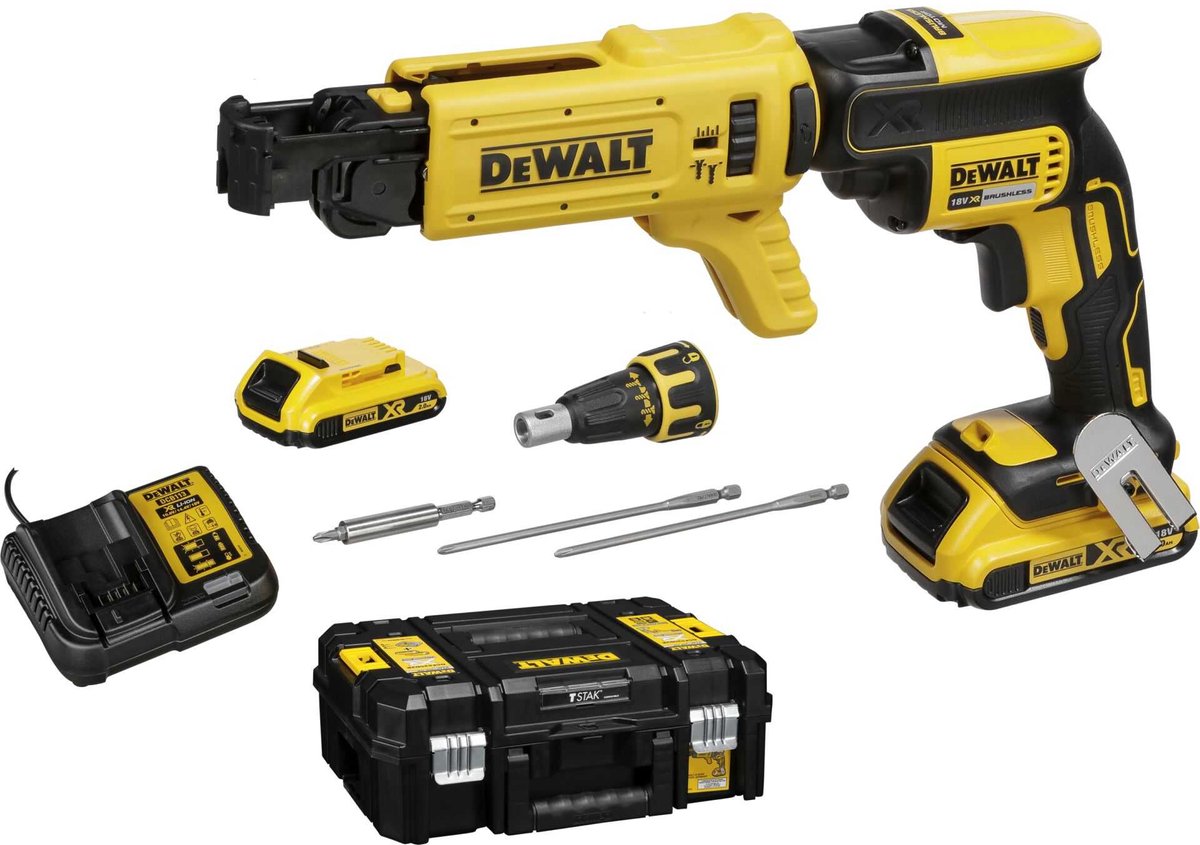 DeWalt DCF620D2K: Bandschroefmachine 18V met 2 accu's thumbnail 6