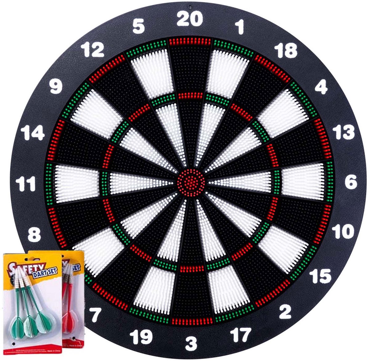 Longfield Dartbord Safety Dartbord + Dartpijlen