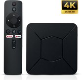 Bol.com Android TV Box 4K Chromecast Streaming Box met WiFi Bluetooth Incl. Google assistant aanbieding