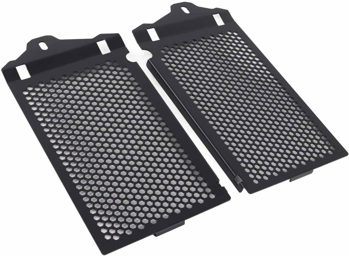 RVS radiatorbescherming met grille geschikt voor BMW R1200GS LC 2013-2018, duurzame motoraccessoires geschikt voor optimale bescherming en stijlvol design