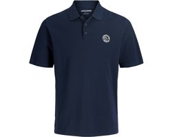 JACK&JONES - JJALLIANCE POLO SS JNR - Jongens - Polo's - donkerblauw - maat 152
