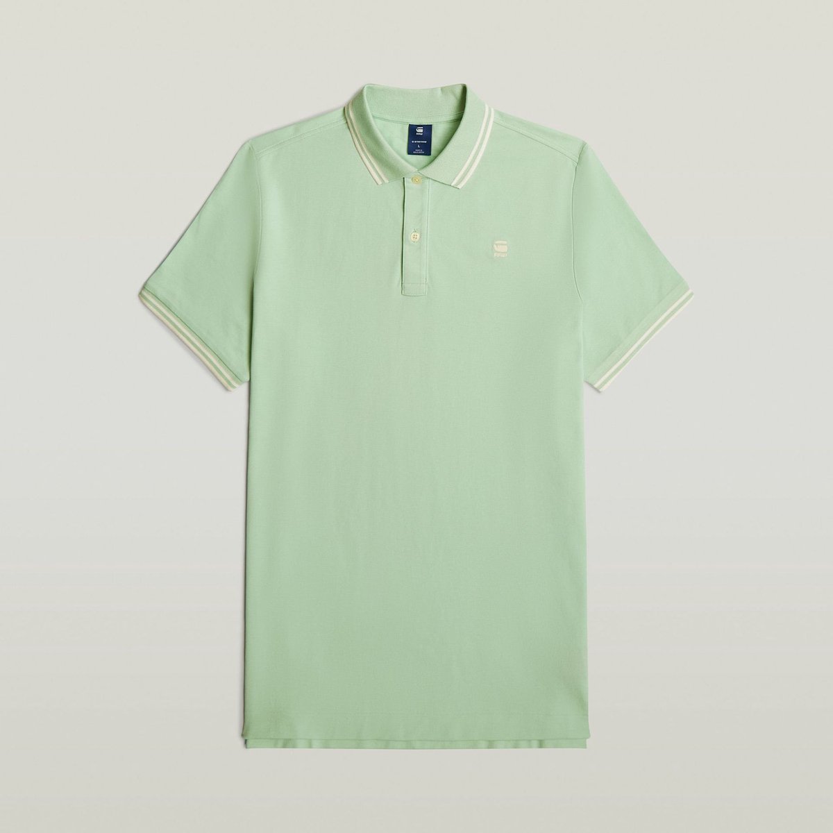 G-Star Dunda slim stripe polo ss Heren Polo’s Groen