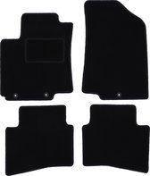 Zwarte veloursmatten voor: Kia Rio III UB hatchback (2011-2017)