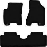 BASIC zwarte veloursmatten voor: Kia Sportage II SUV (2004-2010)