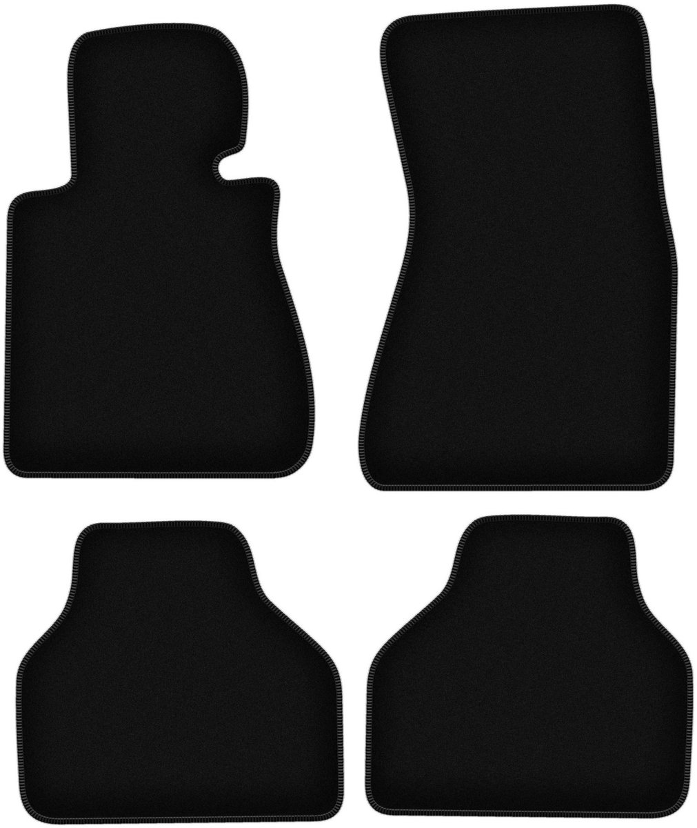 BASIC zwarte veloursmatten voor: BMW 7 E65 sedan (2001-2008)