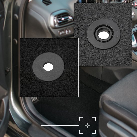 Tapis de sol en velours noir BASIC pour : monospace Seat Alhambra II (2010-)