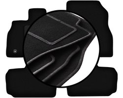 Complete set veloursmatten voor: Nissan Leaf I hatchback (2010-2017)