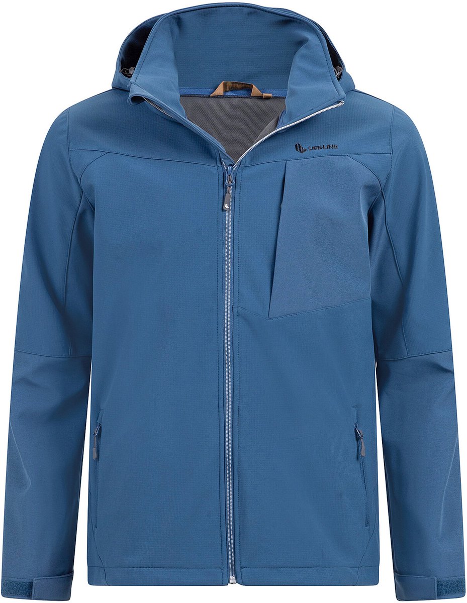 Taman Softshell Jas Heren Blauw