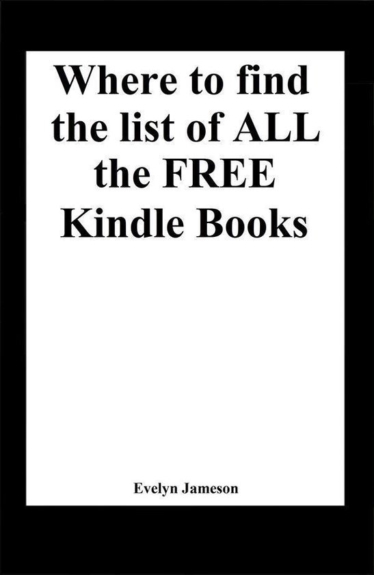 Where to find the list of all the free Kindle books (freebie ... - cover