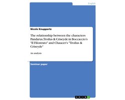 The Relationship Between the Characters Pandarus, Troilus & Criseyde in Boccaccio's 'Il Filostrato' and Chaucer's 'Troilus & Criseyde'