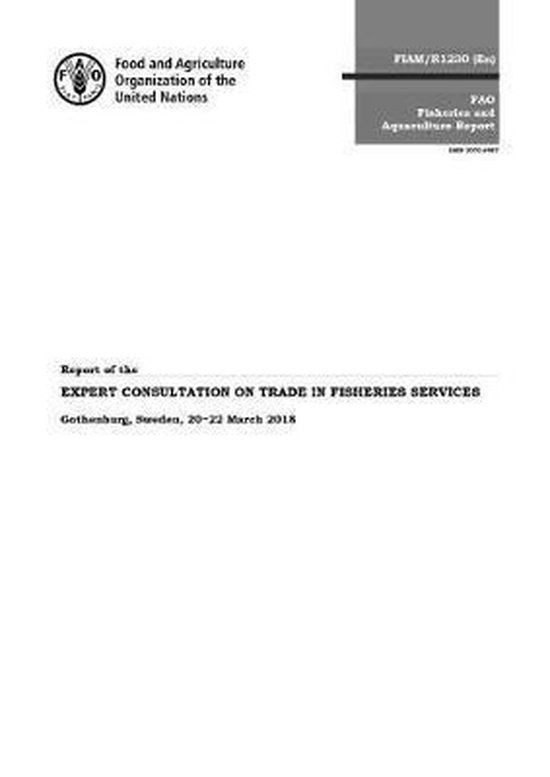 Report of the expert consultation on trade and fisheries services