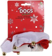 Kerst Halsband Honden - Dierenkleding - Rood/Wit - 25 cm