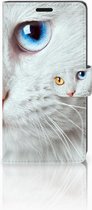 Sony Xperia XZ Uniek Design Cover Witte Kat