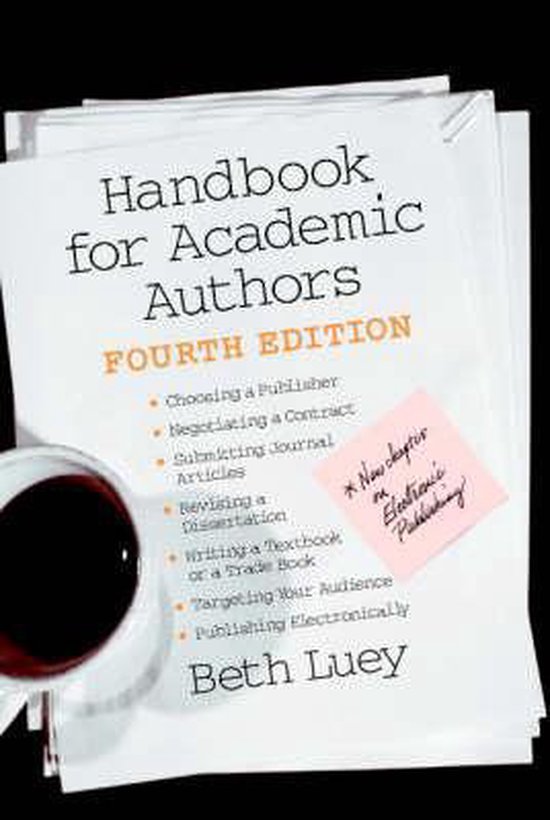 Handbook for Academic Authors - cover
