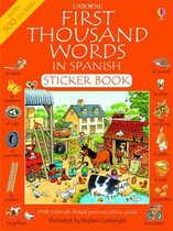 First 1000 Words In Spanish Sticker Book