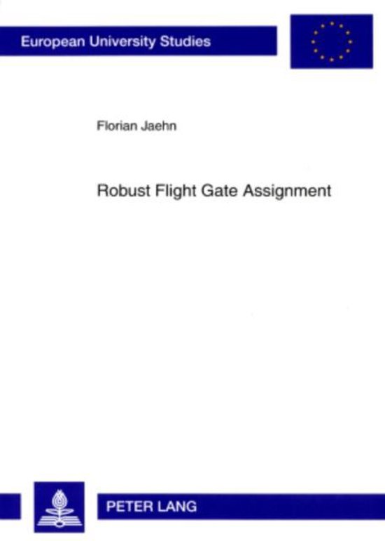 Robust Flight Gate Assignment - cover