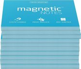 Magnetic Notes, set van 10 notitieboekjes maat M (100x74mm)x100 sheets Blauw
